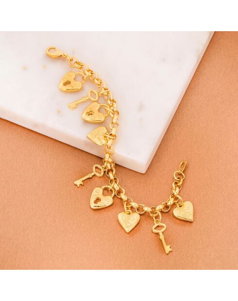 Bracelet Valentine doré