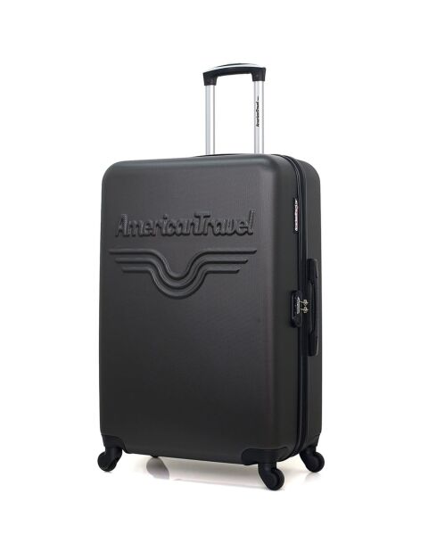 Chelsea Long-Stay-Koffer mit 4 Rädern und Rollen, 75 cm, dunkelgrau