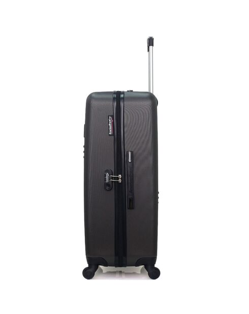 Chelsea Long-Stay-Koffer mit 4 Rädern und Rollen, 75 cm, dunkelgrau