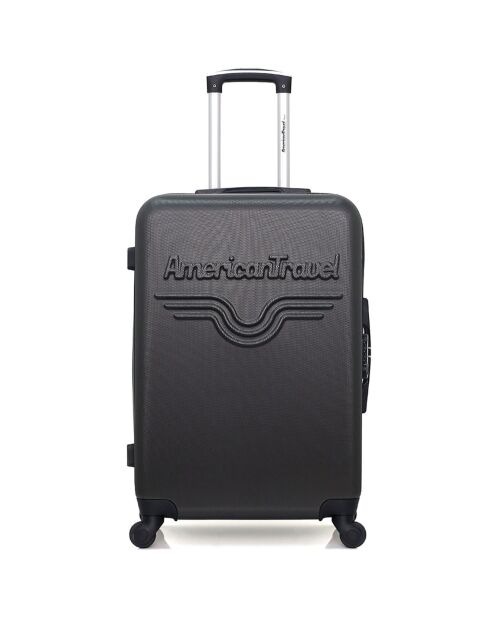 Valise Moyen Séjour 4 roues simples Chelsea 65 cm gris foncé