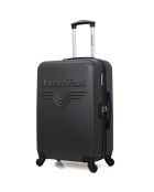Valise Moyen Séjour 4 roues simples Chelsea 65 cm gris foncé