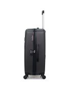 Valise Moyen Séjour 4 roues simples Chelsea 65 cm gris foncé
