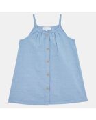 Robe en Coton biologique Quoura bleu ciel