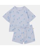 Ensemble T-Shirt & Short Setaro en Coton bleu