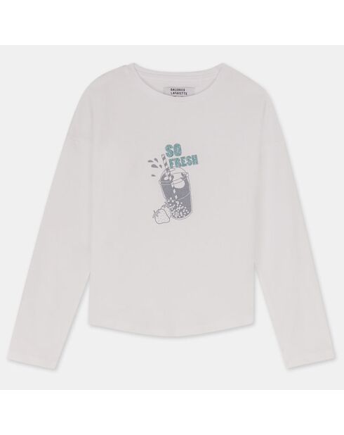 T-Shirt en Coton biologique Dania blanc