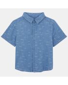 Chemise Uctor en Coton biologique bleu ciel
