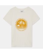 T-Shirt en Coton organique Vintage Appo écru