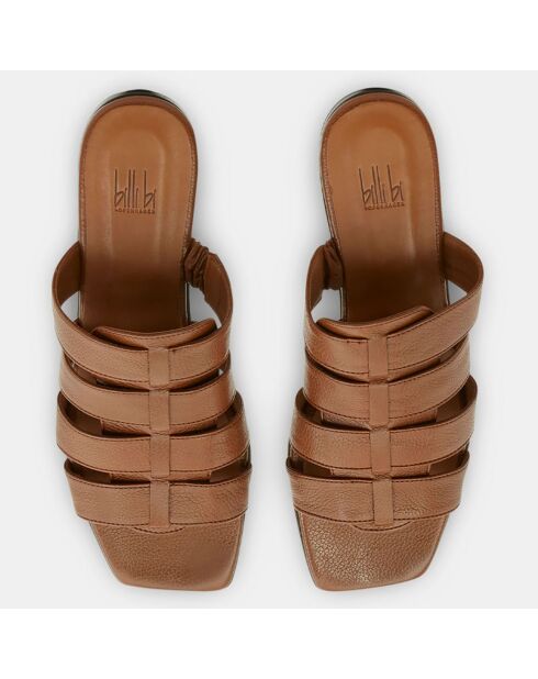 Bruine leren muiltjes