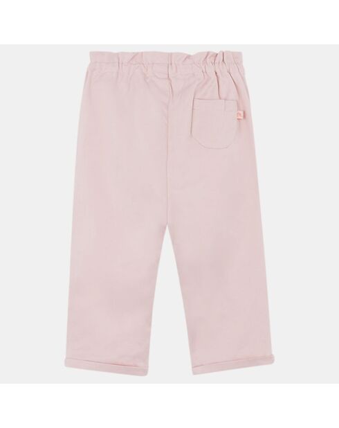 Pantalon Norma en Coton mélangé rose