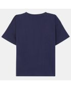 T-Shirt en Coton biologique Divette bleu marine