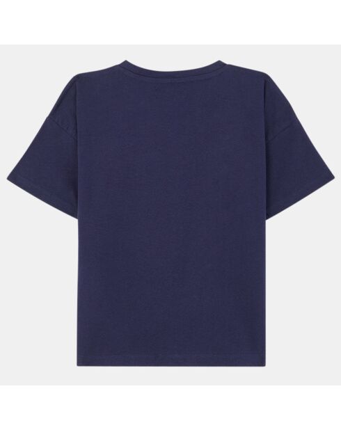 T-Shirt en Coton biologique Divette bleu marine