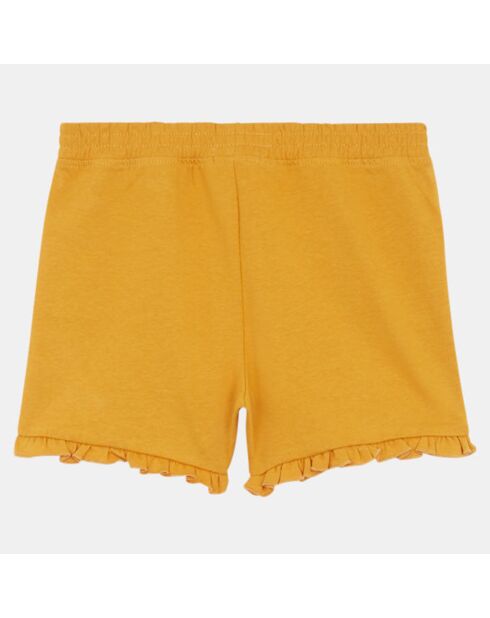 Pantaloncini in jersey di cotone biologico Ully arancioni
