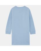 Robe sweat Jaunie en Coton biologique bleue