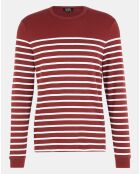 T-Shirt 100% Coton Bio Sarina rouge foncé