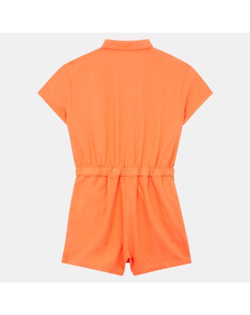 Combishort en Coton Mina orange