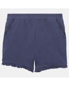 Ensemble T-Shirt et Short Ureka en Coton blanc/bleu