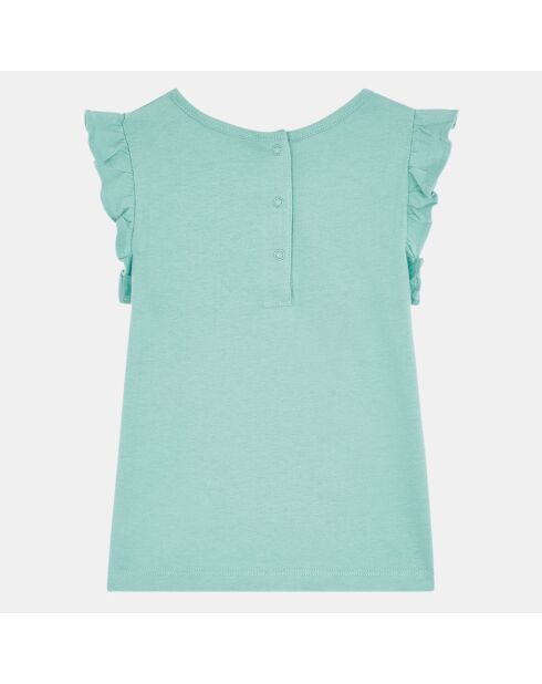 T-Shirt en Coton biologique Quela bleu céladon
