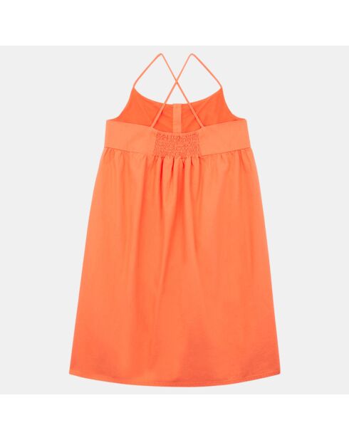 Robe en Coton organique Ava orange