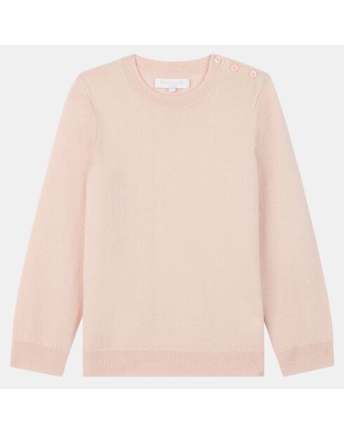 Pull 100% Cachemire rose