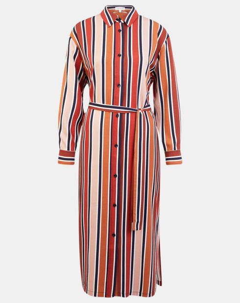 Robe chemise Malice rayures multicolore