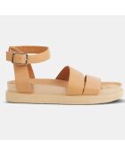 Sandales en Cuir Erin beiges