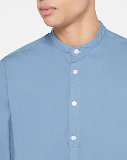 Chemise droite  Kinisien bleue