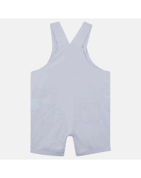 Salopette short Solo en Coton bleue