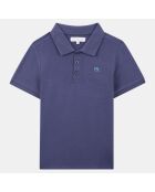 Polo Ugo en Coton bleu marine