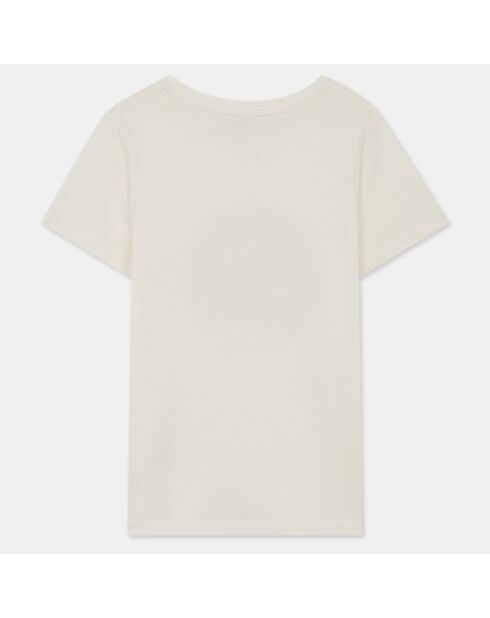 T-Shirt en Coton organique Vintage Appo écru