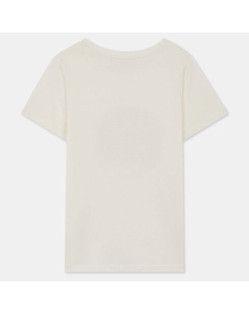 T-Shirt en Coton organique Vintage Appo écru