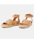 Sandales en Cuir Erin beiges