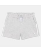 Short Alouet en Coton molletonné gris chiné