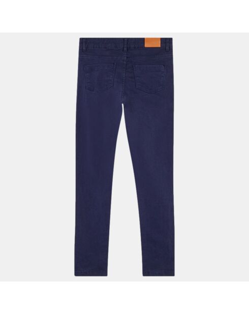 Pantalon en Twill de Coton biologique bleu marine