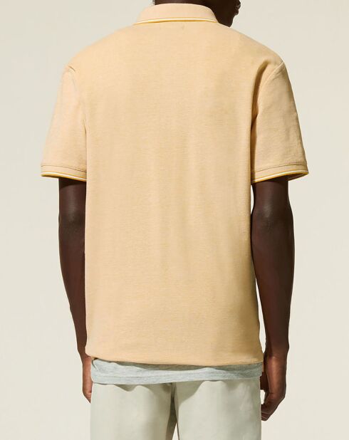 Solox gelbes gerades Poloshirt