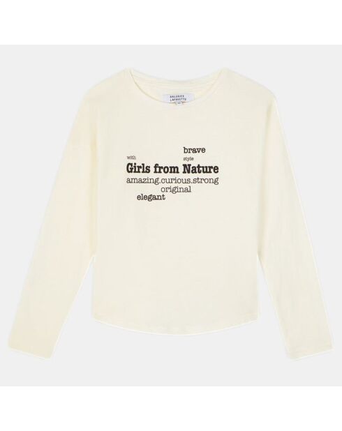 T-Shirt en Coton biologique Dania écru