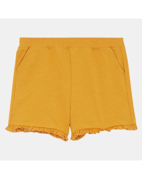 Short en Jersey de Coton organique Ully orange