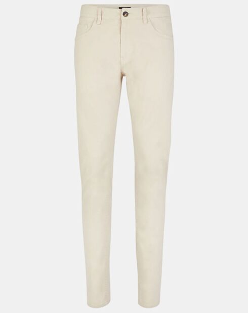 Pantalon Slim en Coton Bio Kuflex écru