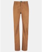 Pantalon chino en Coton Bio relax Kutrelax marron