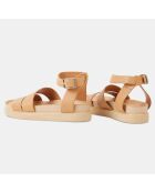Sandales en Cuir Erin beiges
