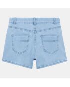 Short en Coton Moona taille haute bleached