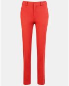 Pantalon Chino en Coton stretch Mistral brique