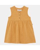 Robe en Coton biologique Tanta ocre