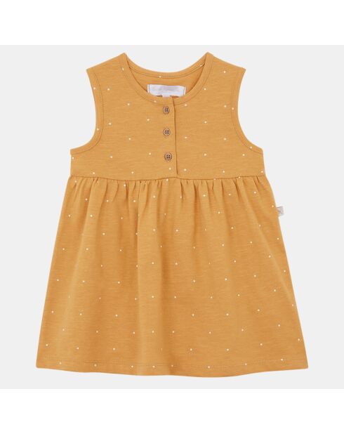 Robe en Coton biologique Tanta ocre