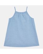 Robe en Coton biologique Quoura bleu ciel