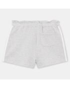 Short Alouet en Coton molletonné gris chiné