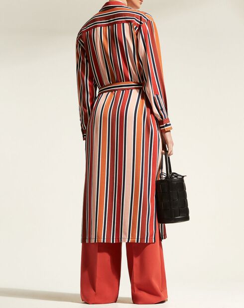 Robe chemise Malice rayures multicolore