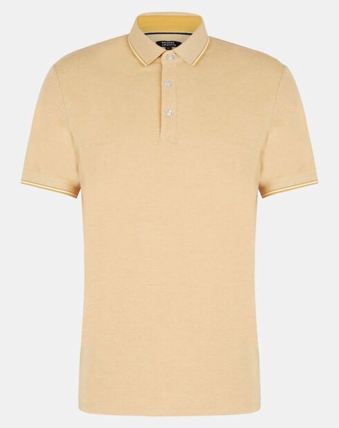 Solox gelbes gerades Poloshirt
