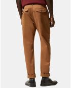 Pantalon chino en Coton Bio relax Kutrelax marron