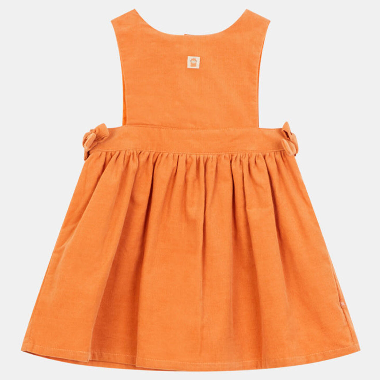 Robe en Velours côtelé Adline orange Vente privée Cadet