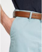 Pantalon chino 100% Coton Bio carotte Kulight bleu clair